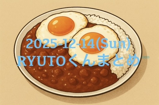 カレーライスの上に目玉焼きが2つ乗ったイラスト